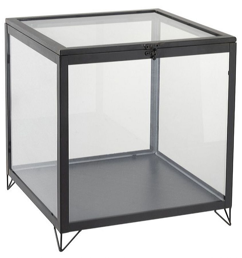 Pojemnik Glass Box 40x41 cm czarny – obraz-1