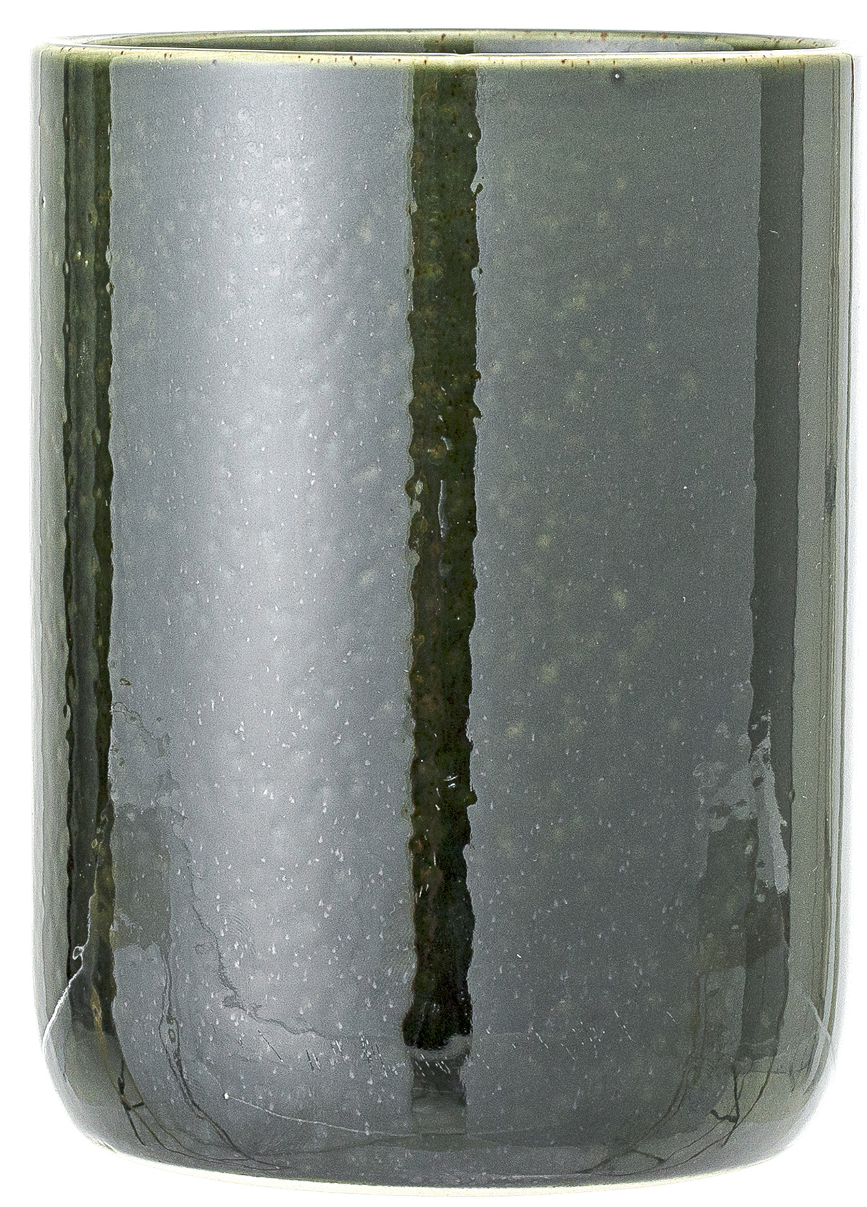 Pojemnik ceramiczny zielony – obraz-1
