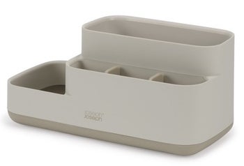 Pojemnik łazienkowy 25x12 cm ecru tworzywo sztuczne – grafika-1.