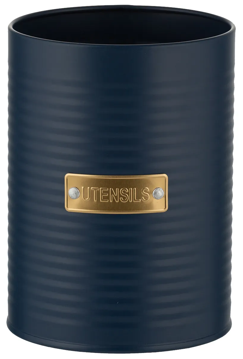 Pojemnik na akcesoria kuchenne granatowy 1,4L Ø11x15 cm – obraz-1