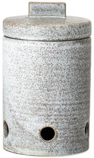 Pojemnik na czosnek Torres Ø11x18 cm szary – obraz-1