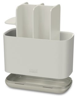 Pojemnik na szczoteczki 17x9 cm ecru antypoślizgowy – obraz-1