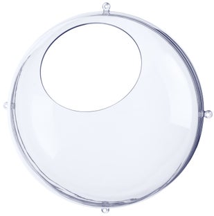 Pojemnik ścienny / wiszący Orion 33 cm transparentny – obraz-1