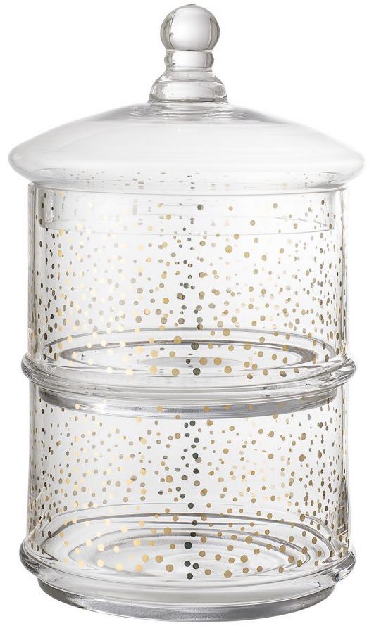 Pojemnik transparentny z pokrywką Ø18x30 cm – obraz-1