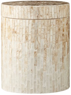 Pojemnik z pokrywką Adina Ø17x21 cm naturalny – obraz-1