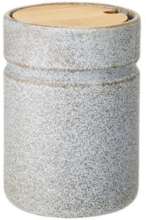 Pojemnik z pokrywką Hazel Ø11x16 cm szary – obraz-1