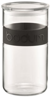 Pojemnik z pokrywką Presso 2 L transparentno-czarny – obraz-1