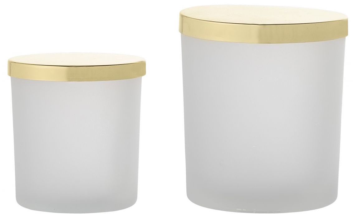 Pojemniki z pokrywką Gild (2-set) białe – obraz-1