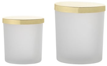 Pojemniki z pokrywką Gild (2-set) białe – obraz-1