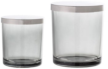 Pojemniki z pokrywką Gild (2-set) szare – obraz-1