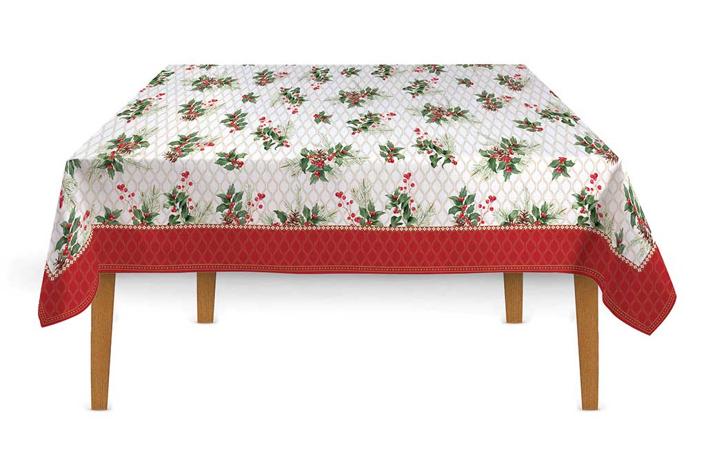Покривка за маса 180х145 см CHRISTMAS BERRIES – изображение-1