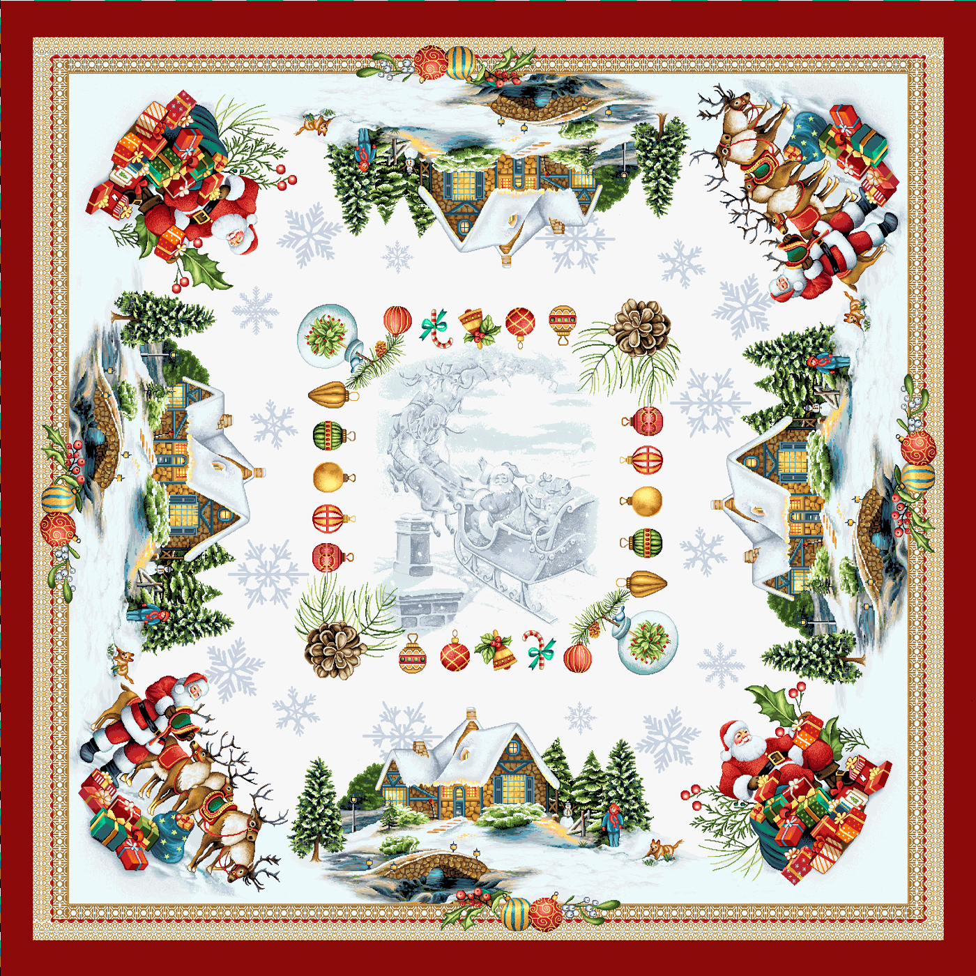 Покривкa за маса FROSTY 135х135 см – изображение-1