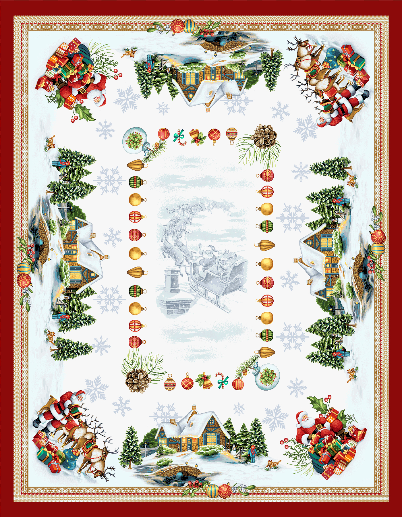 Покривка за маса FROSTY 135х175 см – изображение-1