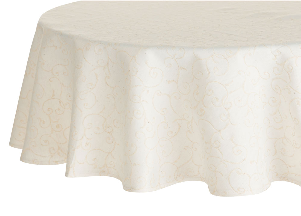 Покривка за маса с подгъвкръгла ф 140 см – изображение-1