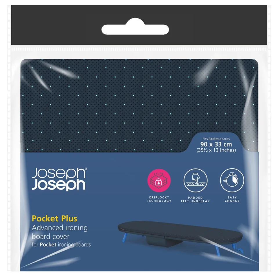 Pokrowiec na deskę do prasowania czarny 90x33 cm – obraz-1