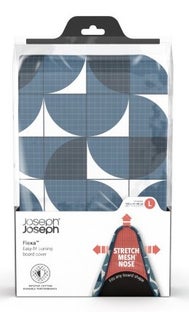 Pokrowiec na deskę do prasowania mozaika 135x37-45 cm niebieski – obraz-1