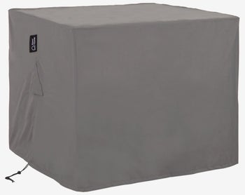 Pokrowiec ochronny na fotel ogrodowy szary 110x105 cm – obraz-1