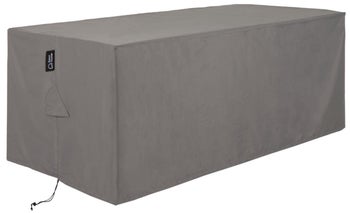 Pokrowiec ochronny na sofę 3 osobową ogrodową szary 210x105 cm – obraz-1