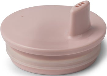 Pokrywka na kubek dla dziecka różowa Ø8x5 cm – obraz-1