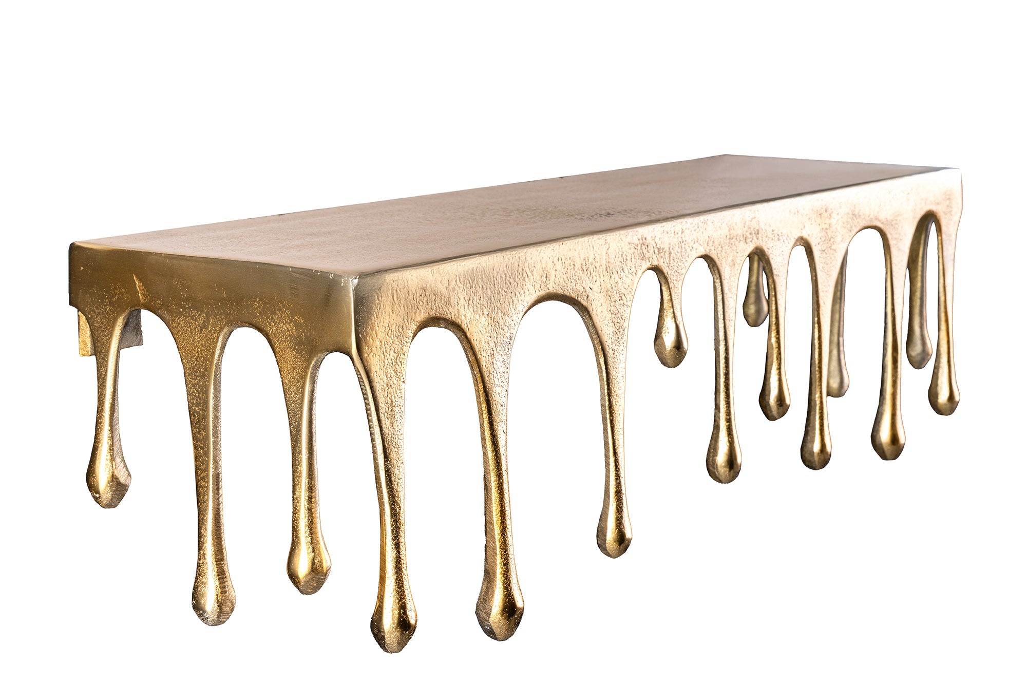 Półka LIQUID LINE 60 cm kropla, złoto antyczne – grafika-1.