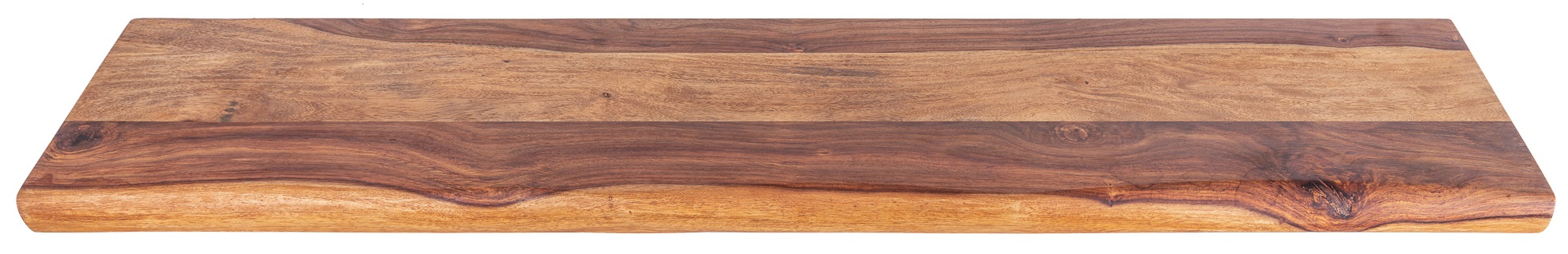 Półka z drewna sheesham w stylu naturalnym do salonu – grafika-1.