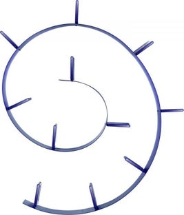 Półka na książki Bookworm 520x20 cm kobaltowa – obraz-1