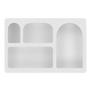 Półka ścienna Bryne biała 40x13x60 cm – grafika-1.