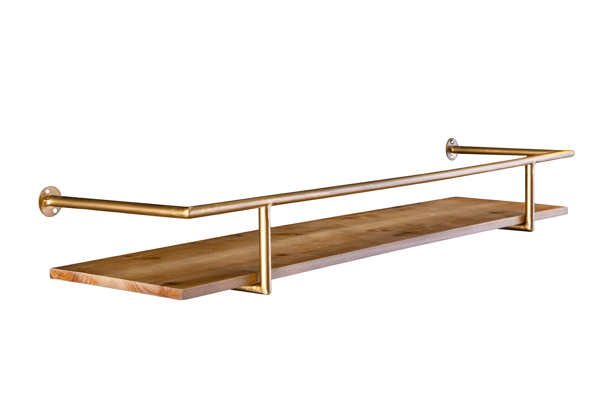 Półka ścienna HERITAGE 75cm żelazo naturalne drewno sosnowe – grafika-1.