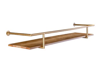 Półka ścienna HERITAGE 75cm żelazo naturalne drewno sosnowe – grafika-1.