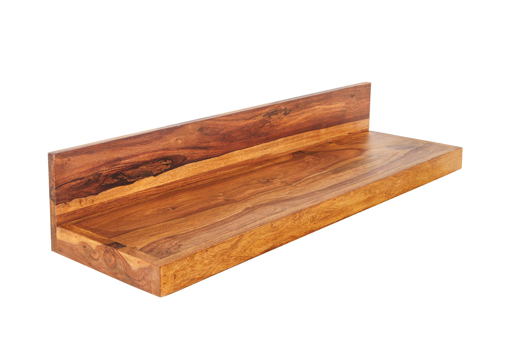 Półka ścienna MAKASSAR 80cm wykończenie drewno sheesham – grafika-1.