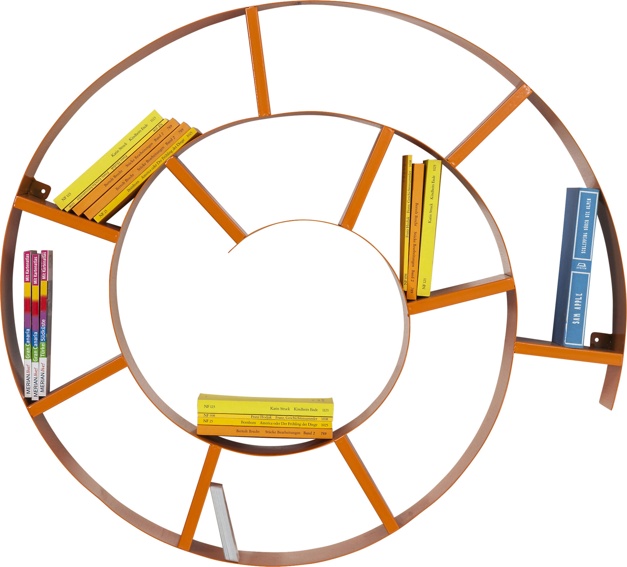 Półka Snail 81x73 cm pomarańczowa – obraz-1