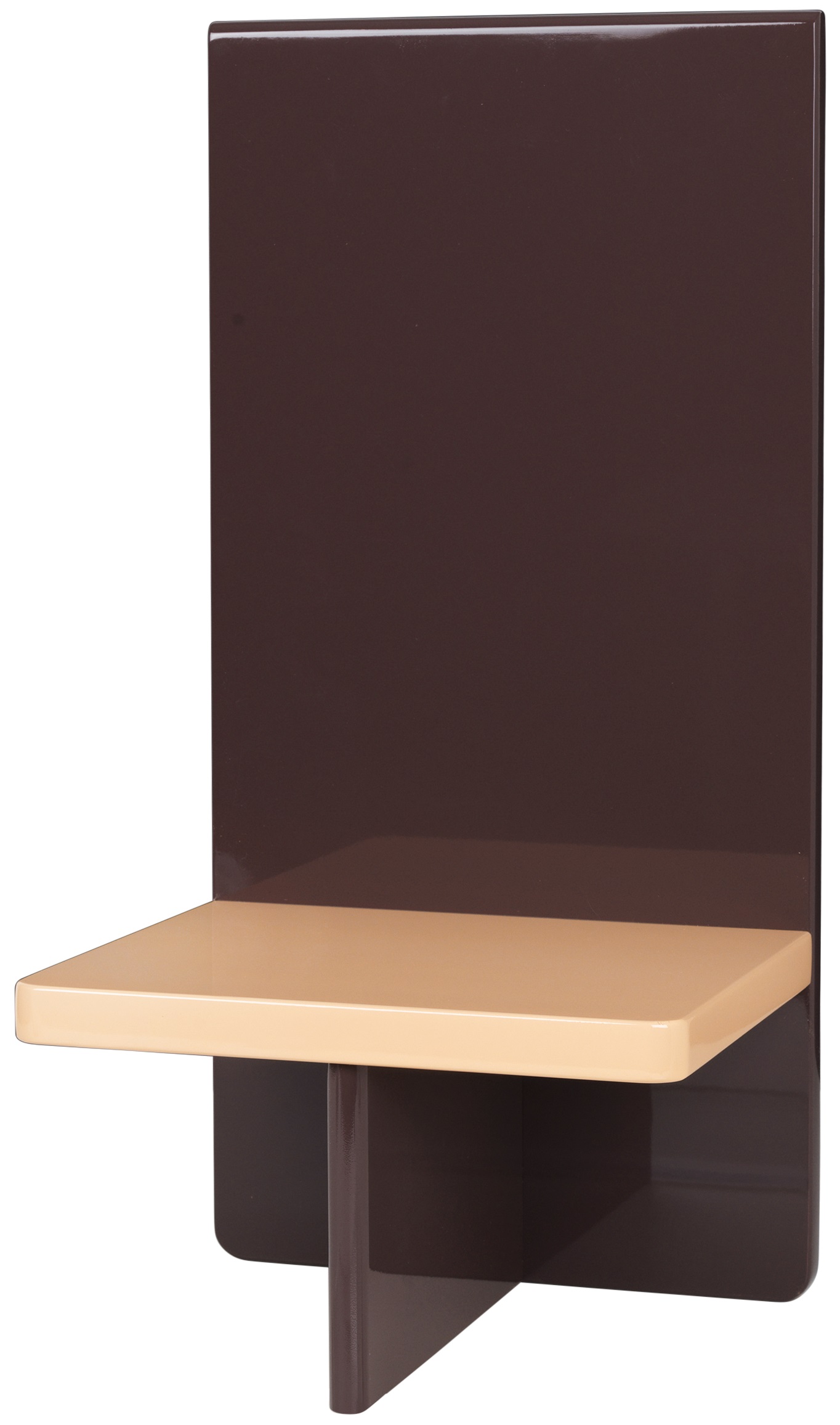 Półka wisząca brązowa 26x20 cm – obraz-1