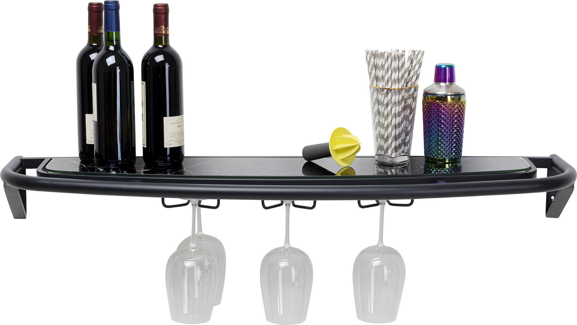 Wall Rack Treviso Black 120x10cm – slika-1.