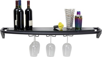 Wall Rack Treviso Black 120x10cm – slika-1.