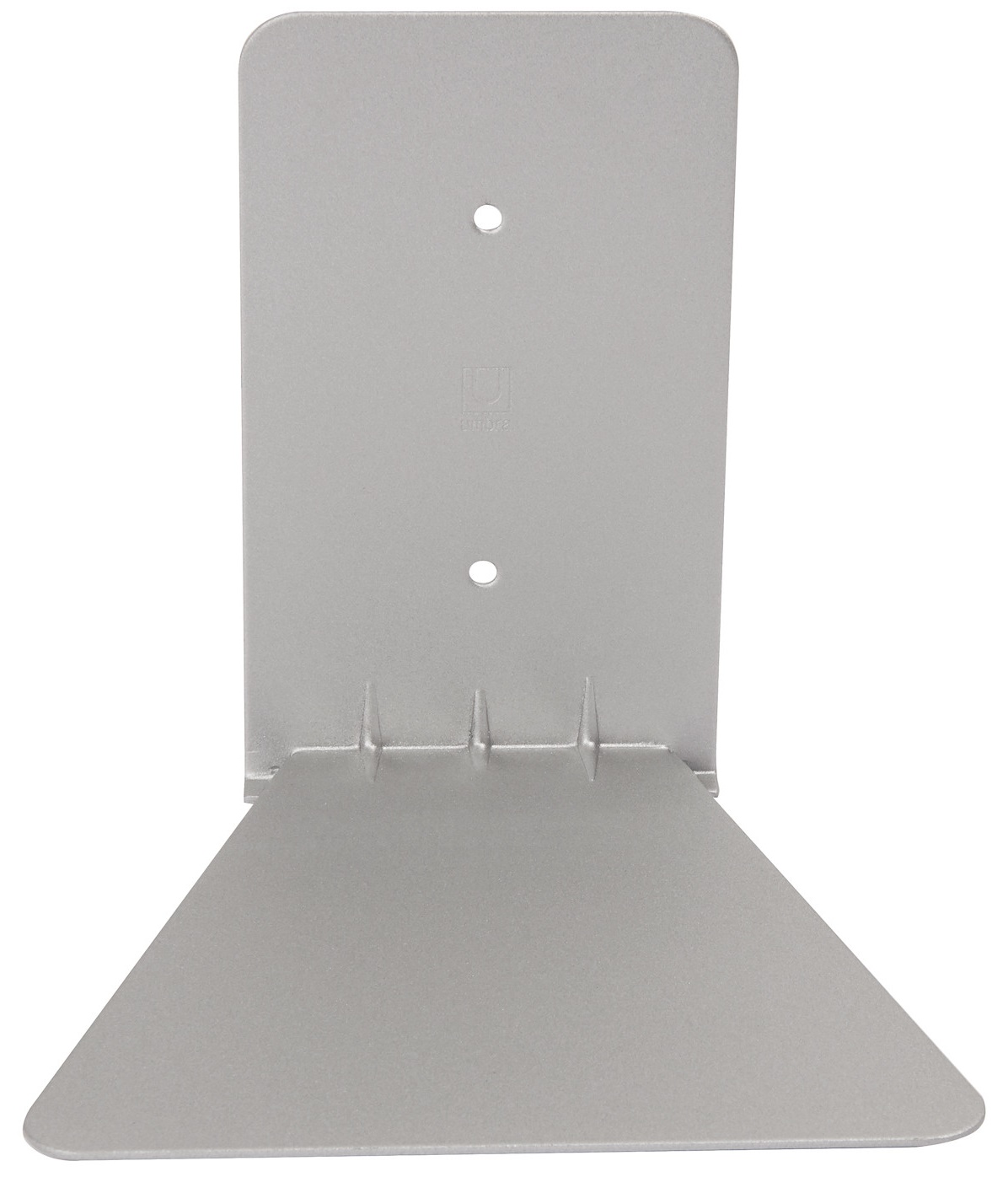Zestaw 3 półek wiszących na książki szary metalowy 13x14 cm – obraz-1