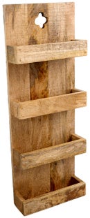 Półki ścienne naturalne z drewna mango w innowacyjnym stylu – grafika-1.