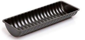 Półkolista forma do pieczenia Classic 30x11 cm czarna – obraz-1