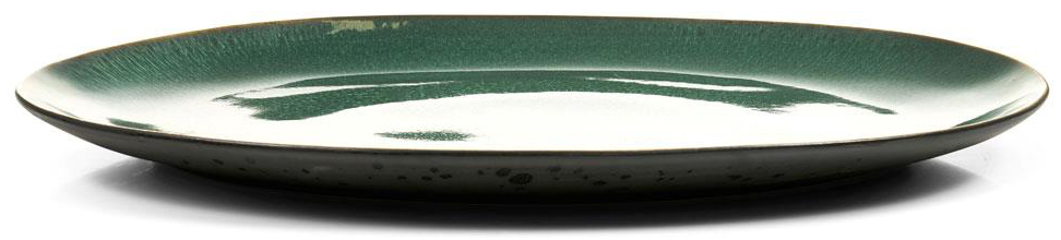 Półmisek Bitz 45x34 cm czarny/zielony Outlet – obraz-1