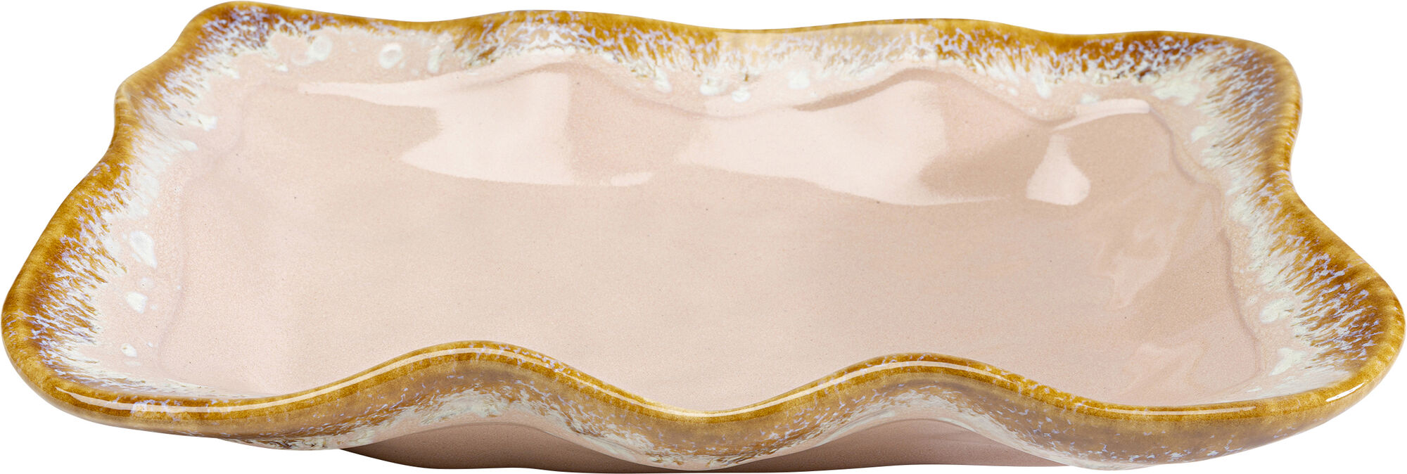 Rózsaszín Nala Tálaló Tányér 17x26cm – kép-1.