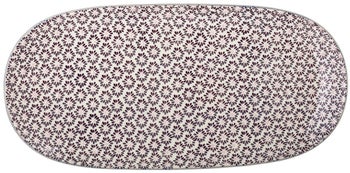 Półmisek dekoracyjny wzorzysty 42x21 cm – obraz-1