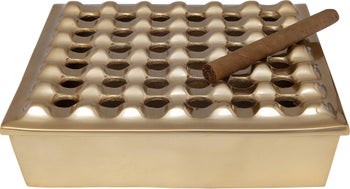 Cenicero Soho Square Brass 25x25cm – Imagen-1.