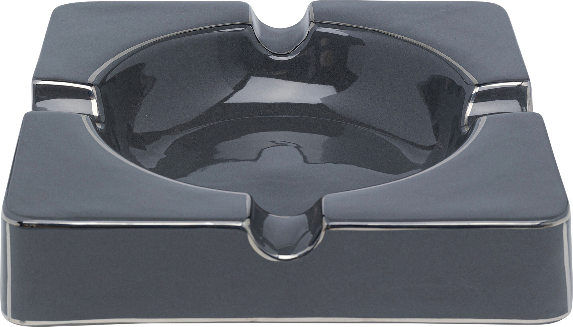 Cenicero Symmetric gris 24x24cm – Imagen-1.