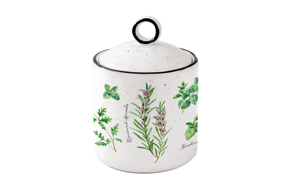 Порцеланов буркан HERBARIUM 13 см – изображение-1