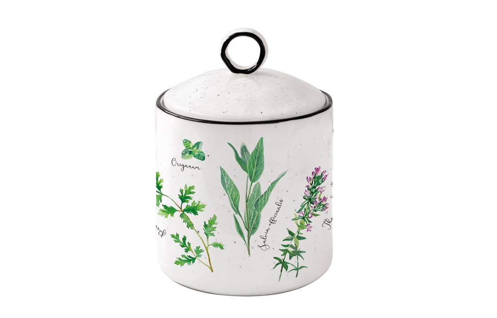 Порцеланов буркан HERBARIUM 15.5 см – изображение-1