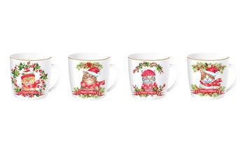 Порцеланова чаша CHRISTMAS CATS – изображение-1
