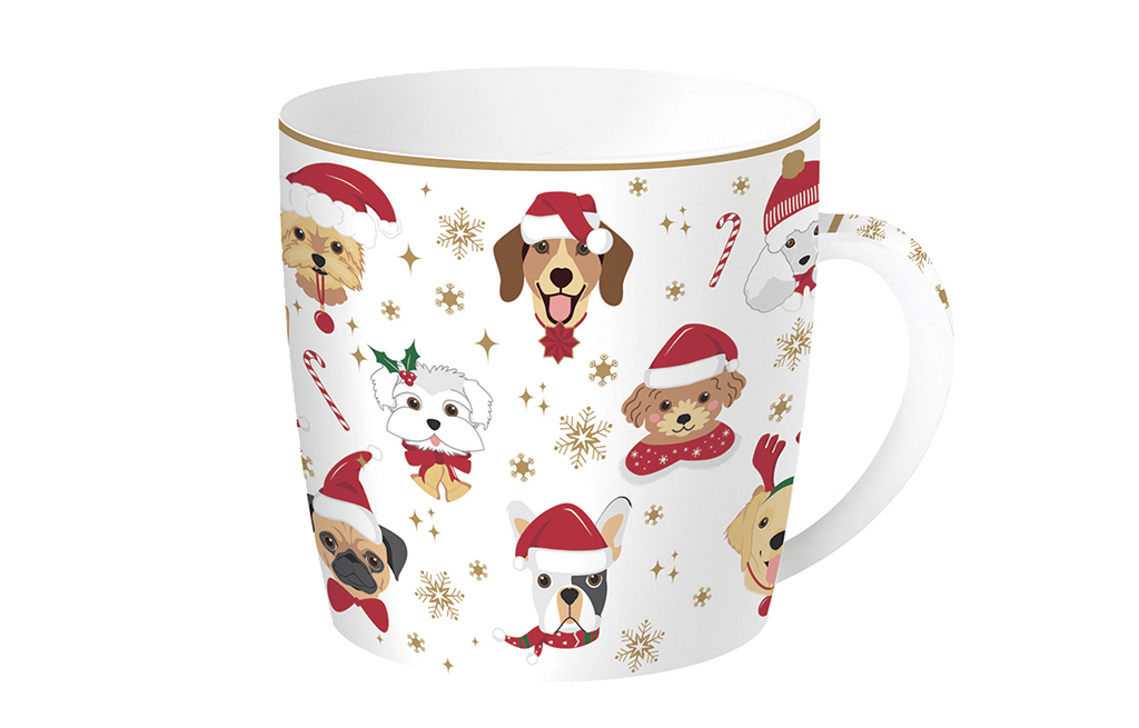 Порцеланова чаша CHRISTMAS FRIENDS DOGS – изображение-1