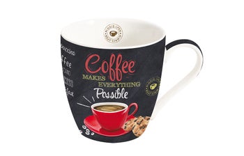 Порцеланова чаша IT'S COFFEE TIME RED – изображение-1