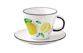 Порцеланова чаша с чинийка AMALFI – изображение-1