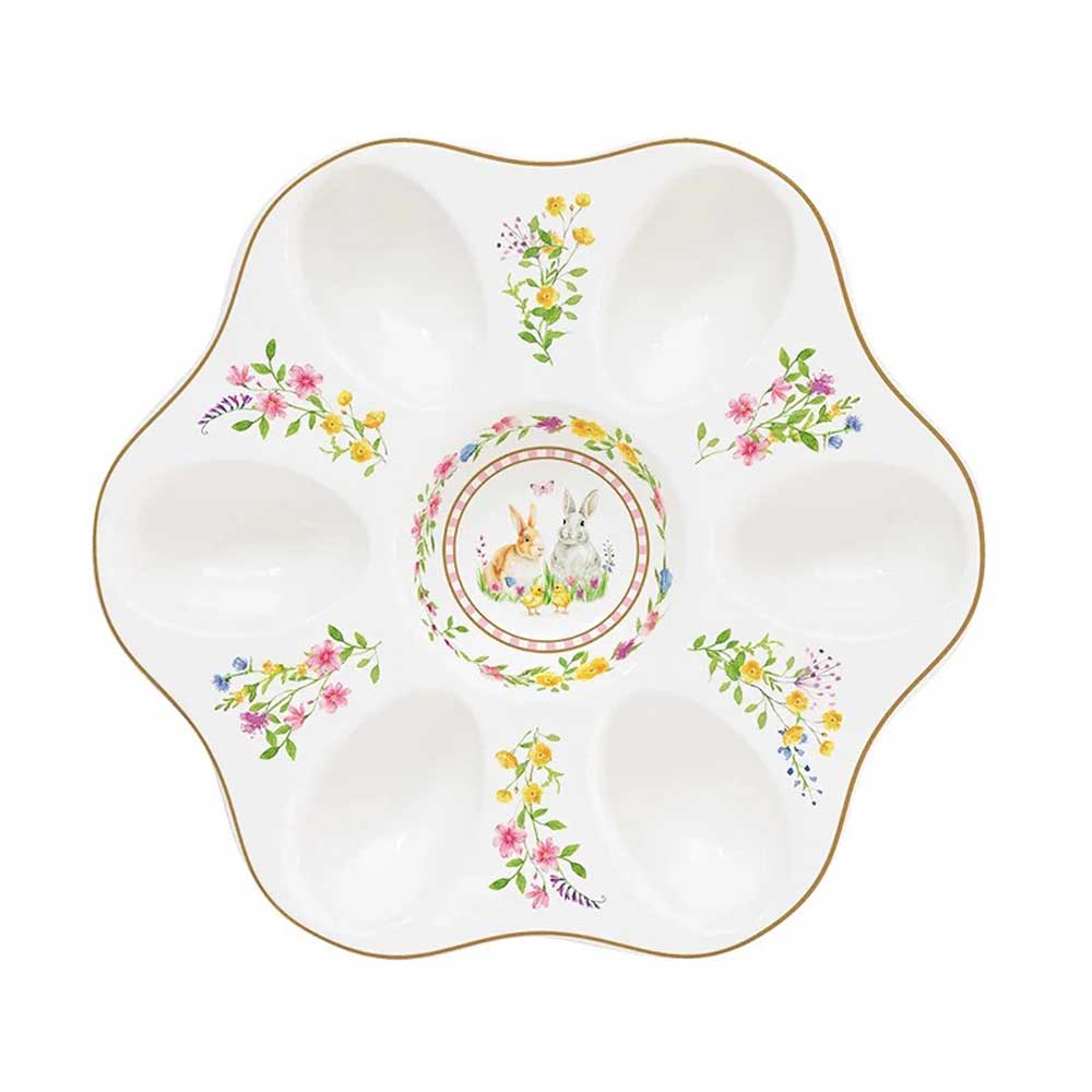 Порцеланова поставка за яйца HAPPY EASTER – изображение-1