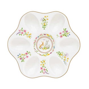 Порцеланова поставка за яйца HAPPY EASTER – изображение-1